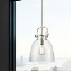 Newton Bell - 1 Light Stem Hung Pendant In Industrial Style-16.75 Inches Tall and 10 Inches Wide - 3 of 3