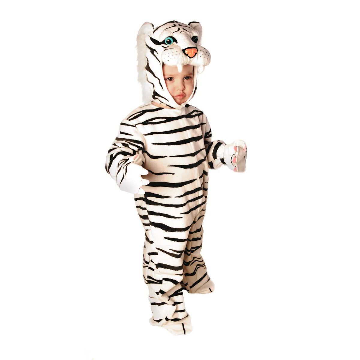 Underwraps Toddler Plush Tiger Costume - thumbnail 3