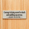 Slickblue Western Style Courage Quote Sign, 3.5x10 Rustic Pine Wall Décor, Multiple Colors - 3 of 3