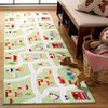 Santa Monica Kids SMK100 Power Loomed Machine Washable Skid-Resistant Indoor Runners - Light Green - 2'6"x8' - Safavieh Kids - 2 of 4