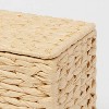 Woven Basket with Lid Beige - Threshold™ - image 4 of 4
