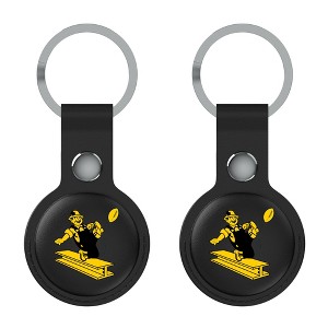 Keyscaper NFL AFC Historic Teams Insignia Black Airtag Holder 2-Pack - 1 of 4