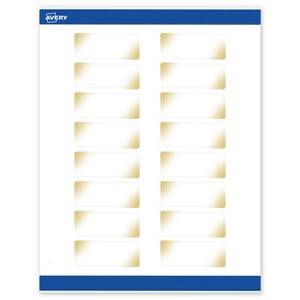 Avery Rectangle Address Labels, Gold Blush Pattern, 1" x 2-5/8" - 1 of 4