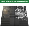 Ridstar 11.81 inch 9-Piece DIY Patchwork Floor Tile For Deck, Balcony, Porch, Backyard & Bedroom-Black - 3 of 4