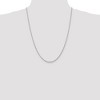 Black Bow Jewelry 2.25mm 10k White Gold D/C Quadruple Rope Chain Necklace - 2 of 4