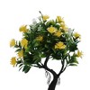 Unique Bargains Artificial Plants Rose-Adorned Welcome Pine Bonsai Plastic 3.94"x3.94"x10.63" 1 Pc - 4 of 4