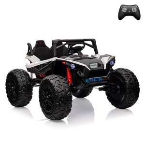 24V 2 Seater UTV Ride On Toys for Kids 3-8, Remote Control Car with 17" Large Tires - 1 of 4
