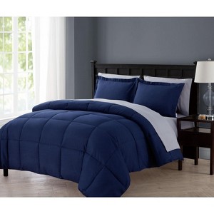 Kate Aurora Living Goose Down Alternative Bed in a Bag Complete Comforter Set - 1 of 4