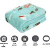 Elegant Comfort Super Soft Christmas Prints Blanket Home D¨¦cor, Warm Cozy Throws for Winter Bedding. - 4 of 4