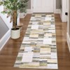 Nasitip Modern Color Block Design Area Rug for Living Room,Bedroom - 2 of 4