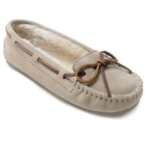 Minnetonka women's cally store faux fur slipper