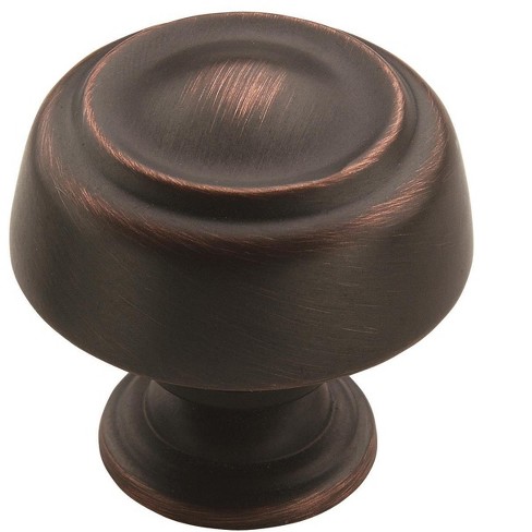 Amerock Kane 1-5/8 Inch (41mm) Diameter Oil-rubbed Bronze Cabinet Knob ...