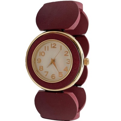Olivia Pratt Stretch Wooden Watch