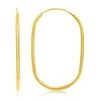 Classic Gold 14K Yellow Gold, 33x20mm Oval Hoop Earrings - Gold - 2 of 3