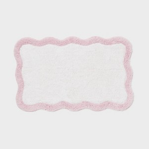 Purple Wave Kids' Bath Rug - Pillowfort™ - 1 of 4