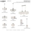 Livex Lighting Arabesque 2 - Light Semi-Flush Mount in  Brushed Nickel - 3 of 4