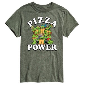 Men's - Teenage Mutant Ninja Turtles - Pizza Power Short Sleeve Graphic T-Shirt - 1 of 4
