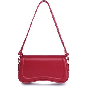 Generic PU Leather Tote Bag for Women with 2 Removable Straps and Zipper Closure - 1 of 4