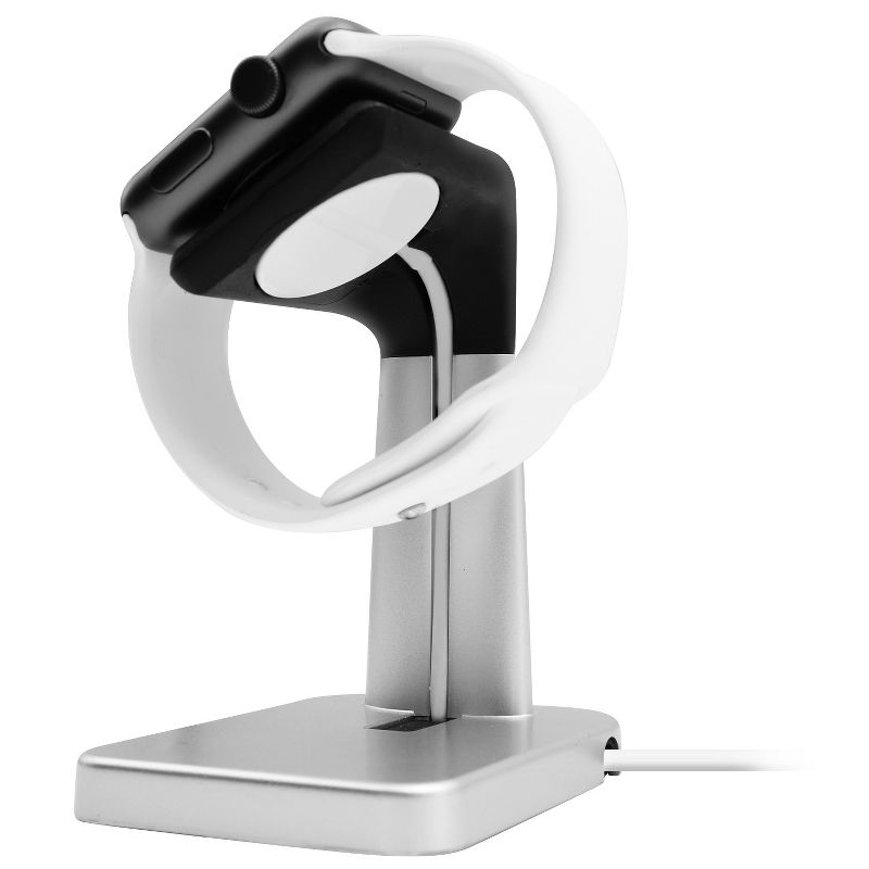 Macally Apple Watch Stand - Silver/Black, 2 of 8