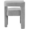 Meridian Furniture,Athena Grey Boucle Fabric Accent/Dining Chair - 3 of 4