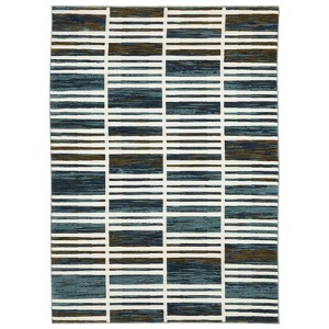 Oriental Weavers Reed RE05A Ivory/ Blue Indoor Area Rug - 6'7" x 9'6" - 1 of 4