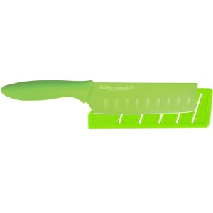 KAI Pure Komachi 2 5.5 Inch Nakiri Knife With Safety Sheath, Green - 1 of 1