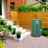 NAYSAYE Rain Barrel 100 Gallon Green PVC Foldable Water Collection Container with Spigot for Garden Use, Green, 27.56"*27.56"*38.58" - 3 of 4
