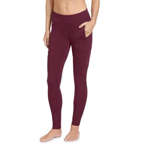 Jockey Women's Cotton Stretch Slim Bootleg Pant