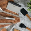 Babish Multi-Purpose Stainless Steel Scraper Chopper with Grip, 6-Inch, Silver Black - 3 of 4