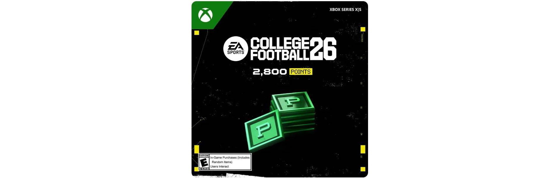 College Football 26: 2800 Points - Xbox Series X|S (Digital)