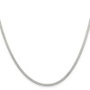 Black Bow Jewelry 1.8mm Stainless Steel Herringbone Chain Necklace - image 2 of 4