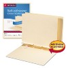 Smead Manila Self-Adhesive Folder Dividers w/Prepunched Slits 2-Sect Letter 100/Box 68021 - 2 of 4