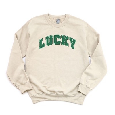 Simply Sage Market Women's Graphic Sweatshirt Lucky Varsity