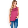 Anna-Kaci Women's Sleeveless Tank Top with Pintuck Pleat Details and Soft Stretch Fabric - 4 of 4