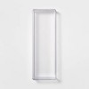 Medium 12 X 4 X 2 Plastic Organizer Tray Clear - Brightroom™ : Target