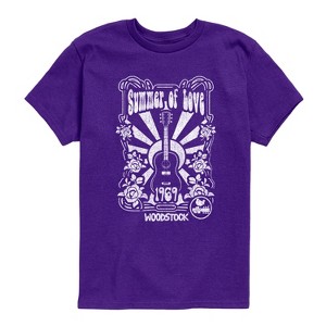 Boys' - Woodstock - Summer Of Love Short Sleeve Graphic T-Shirt - 1 of 3