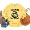 Simply Sage Market Retro Whatever Spices Your Pumpkin Garment Dyed Long Sleeve - 3 of 4