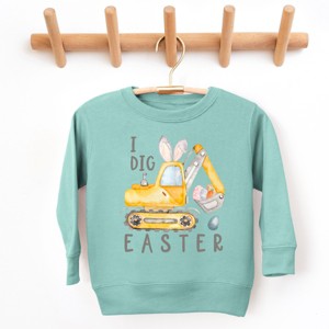 The Juniper Shop I Dig Easter Toddler Sweatshirt - 1 of 4