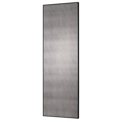 Black Full Length Rectangular Wood Mirror