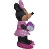 Gemmy Airblown Inflatable Minnie Mouse in Pink Polka Dot Easter Dress, 3.5 ft Tall, - 3 of 4
