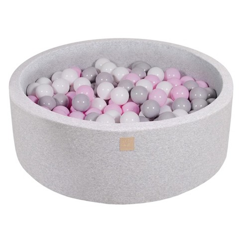 Part 2: Get some ball pit balls and 3” styrofoam circles. I linked