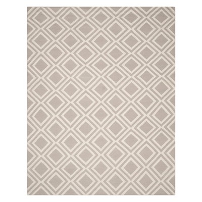 8'x10' Geometric Area Rug Gray/Ivory - Safavieh