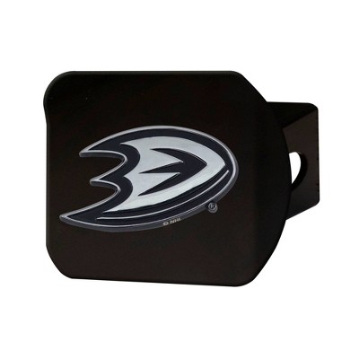  NHL Anaheim Ducks Chrome Metal Hitch Cover - Black 