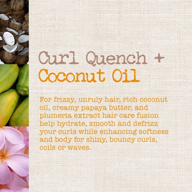 Maui Moisture Curl Quench + Coconut Oil Conditioner for Thick Curly Hair - 13 fl oz, 3 of 11