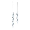 Melrose Melted Glass Icicle Drop Ornament (Set of 12) - 2 of 3
