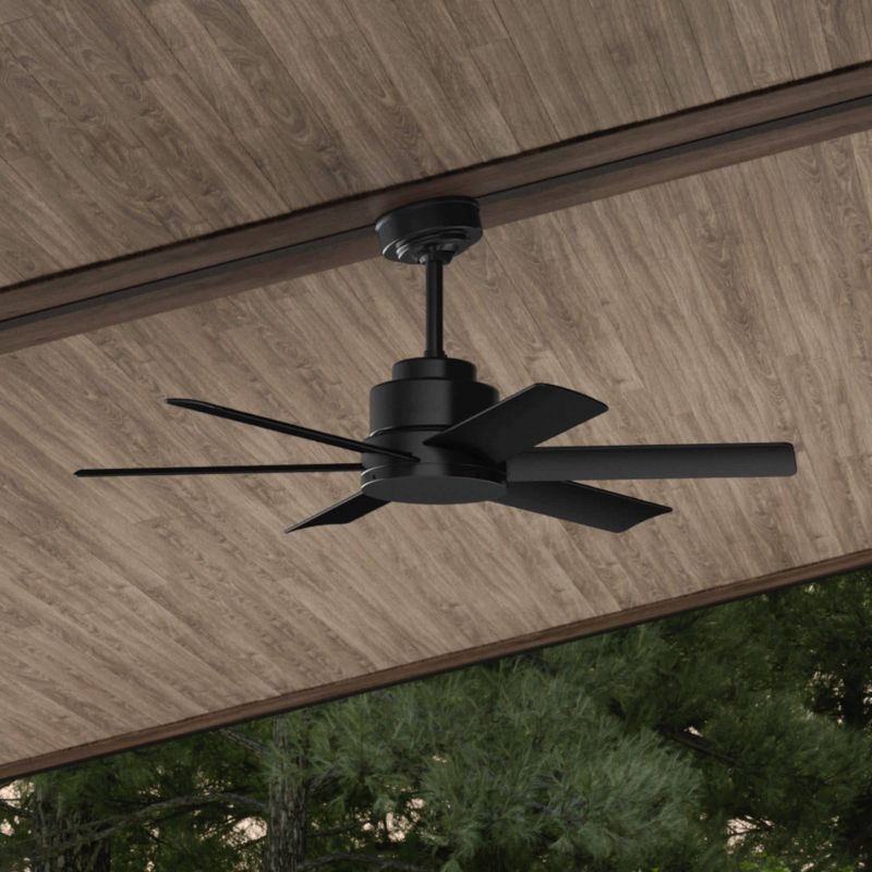 44" Kennicott Damp Rated Ceiling Fan with Wall Control - Hunter Fan, 4 of 14