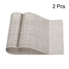 Unique Bargains PVC Heat Resistant Washable Non-slip Placemat - 3 of 4