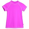 City Threads USA-Made Girls UPF 50+ Short Sleeve Rashguard - 2 of 4