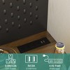 KTMBDW 74" Pantry Cabinet with Charging Station, Tall Kitchen Pantry Storage Cabinet with Microwave Stand, Farmhouse Kitchen Hutch, White - 4 of 4