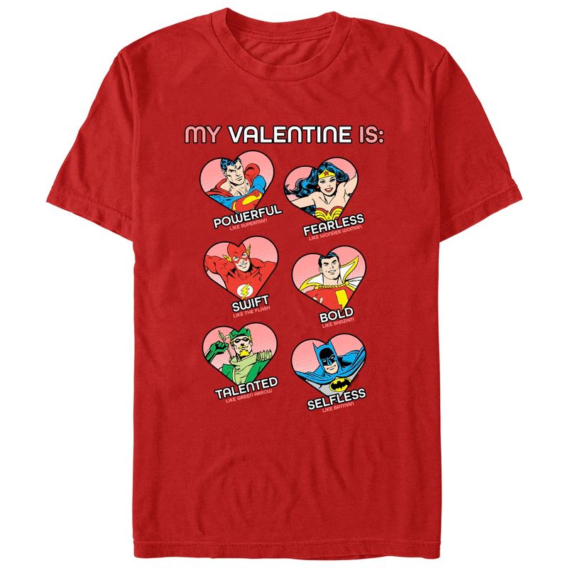 Boy's Wonder Woman 1984 Valentines T-Shirt, 1 of 5